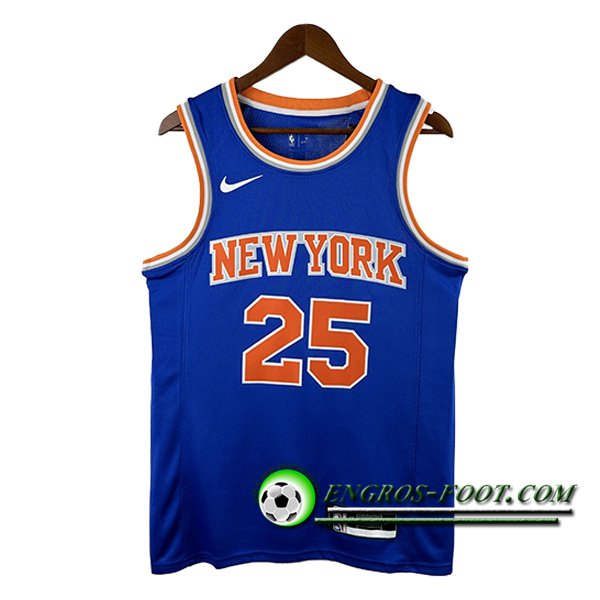 Maillot New York Knicks (BRIDGES #25) 2024/25 Bleu/Orange
