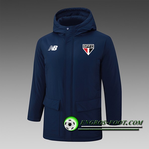 Ensemble Doudoune A Capuche Sao Paulo FC Bleu Royal 2024/2025