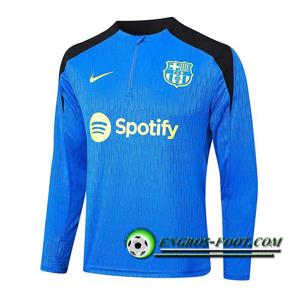 Sweatshirt Training FC Barcelone Bleu/Noir 2024/2025 -02
