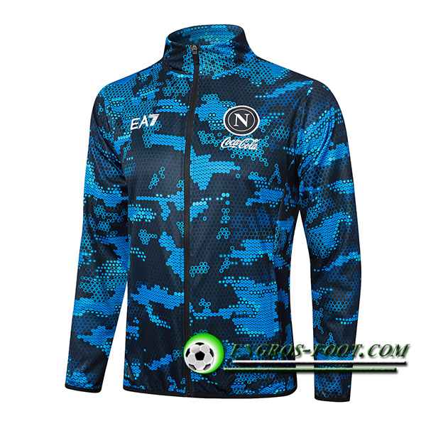 Veste Foot SSC Naples Bleu Foncé 2024/2025