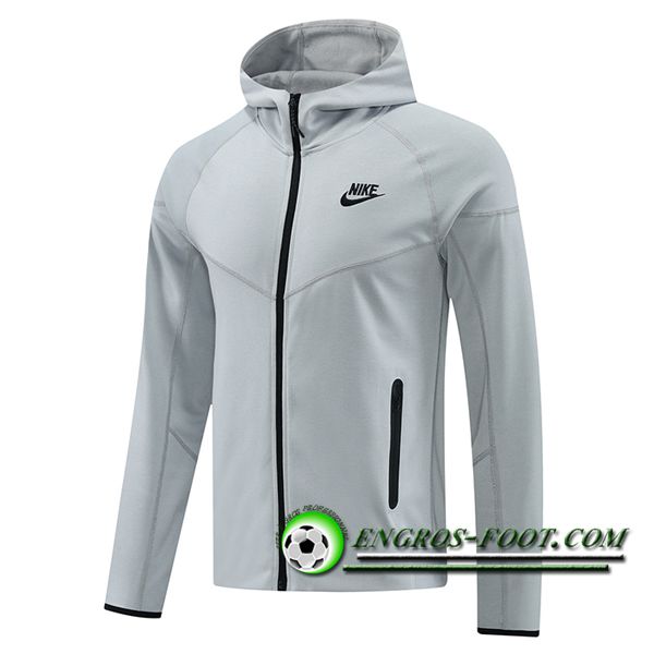 Veste A Capuche Nike Gris/Noir 2024/2025 -02