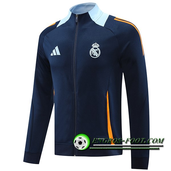 Veste Foot Real Madrid Bleu Royal 2024/2025 -02