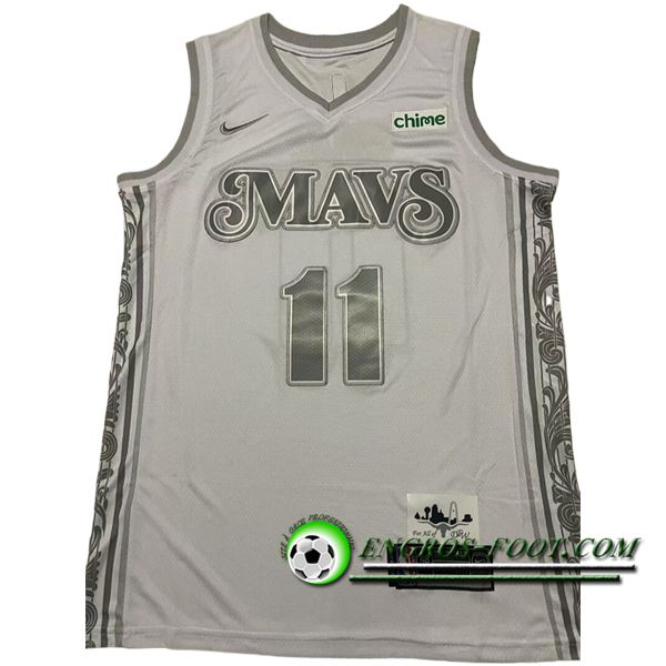 Maillot Dallas Mavericks (IRVING #11) 2024/25 Blanc/Gris