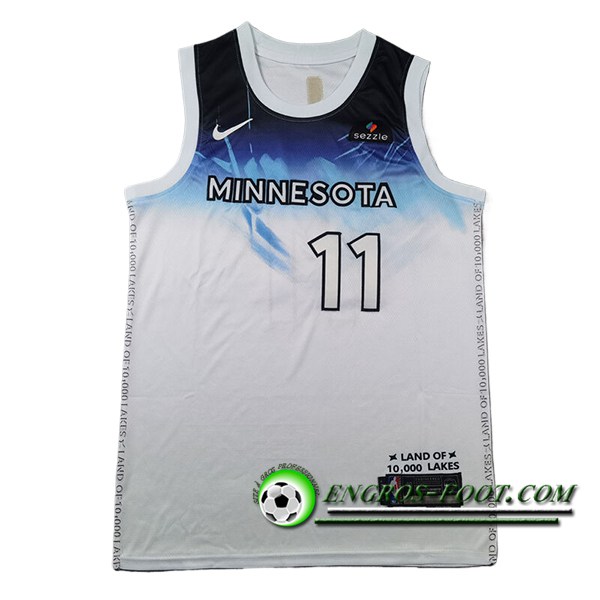 Maillot Minnesota Timberwolves (REID #11) 2024/25 Blanc/Bleu -04