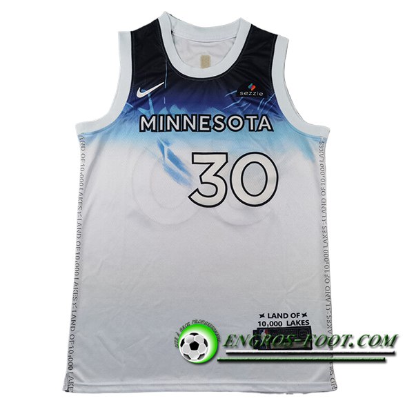 Maillot Minnesota Timberwolves (RANDLE #30) 2024/25 Blanc/Bleu