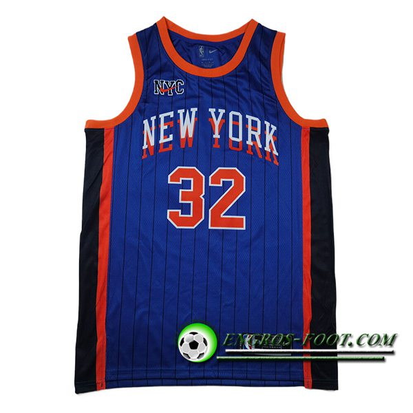 Maillot New York Knicks (TOWNS #32) 2024/25 Bleu/Noir/Orange