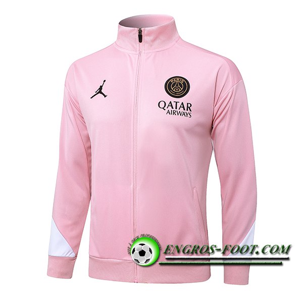 Veste Foot PSG Rose/Blanc 2024/2025