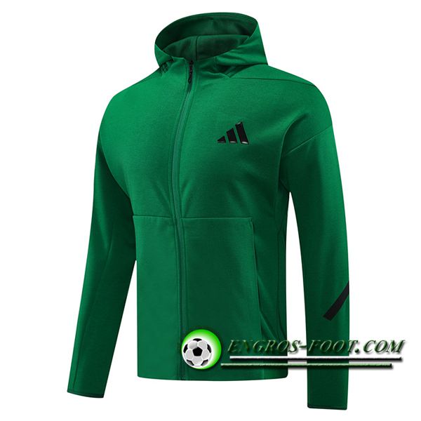 Veste A Capuche Adidas Vert 2024/2025