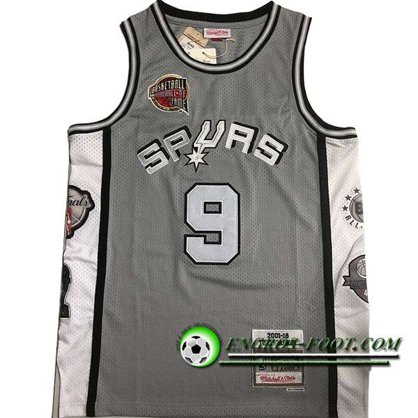 Maillot San Antonio Spurs (PARKER #9) 2024/25 Gris/Blanc