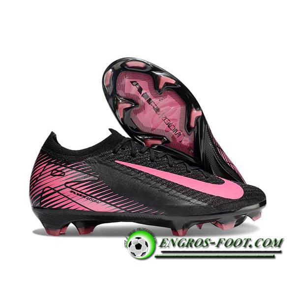 Nike Chaussures de Foot AIR Zoom Mercurial Vapor 16 Elite XXV FG Noir/Rose