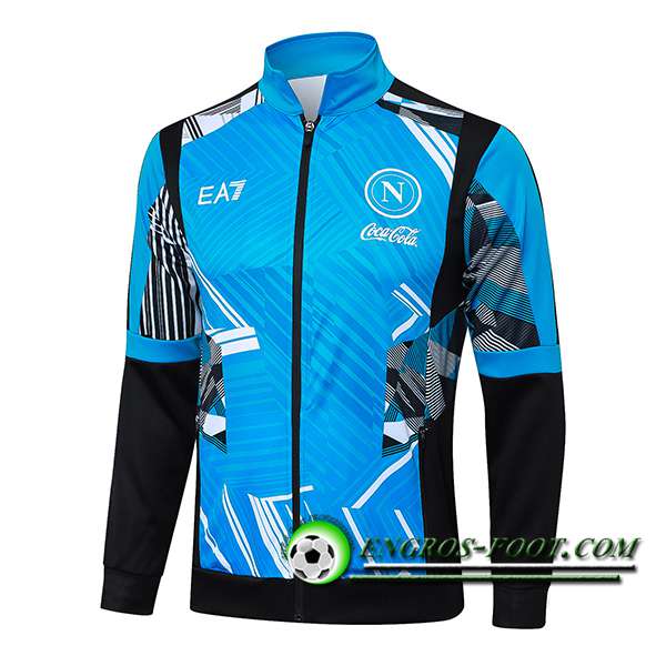 Veste Foot SSC Naples Bleu/Noir 2024/2025