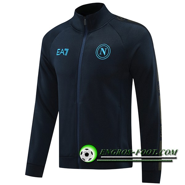 Veste Foot SSC Naples Bleu Royal 2024/2025 2024/2025