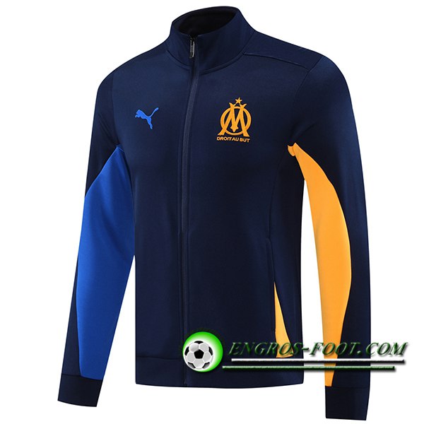Veste Foot Marseille Bleu Marine 2024/2025