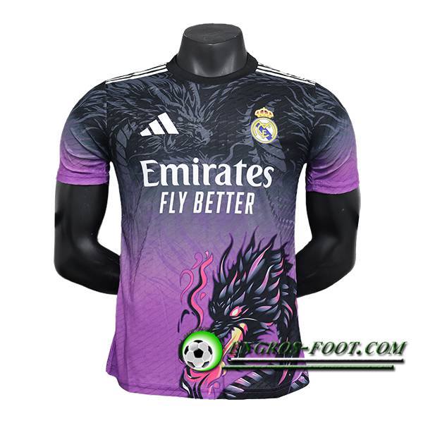 Maillot de Foot Real Madrid Special Edition Noir/Pourpre 2024/2025