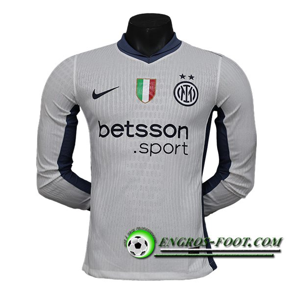 Maillot de Foot Inter Milan Manches Longues Exterieur 2024/2025