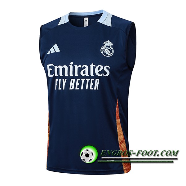 Training Debardeur Real Madrid Bleu Royal 2025/2026