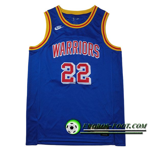 Maillot Golden State Warriors (WIGGINS #22) 2025/26 Bleu/Jaune/Rouge