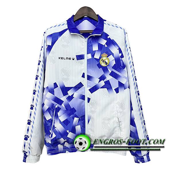 Coupe-Vent Real Madrid Blanc/Pourpre 2025/2026