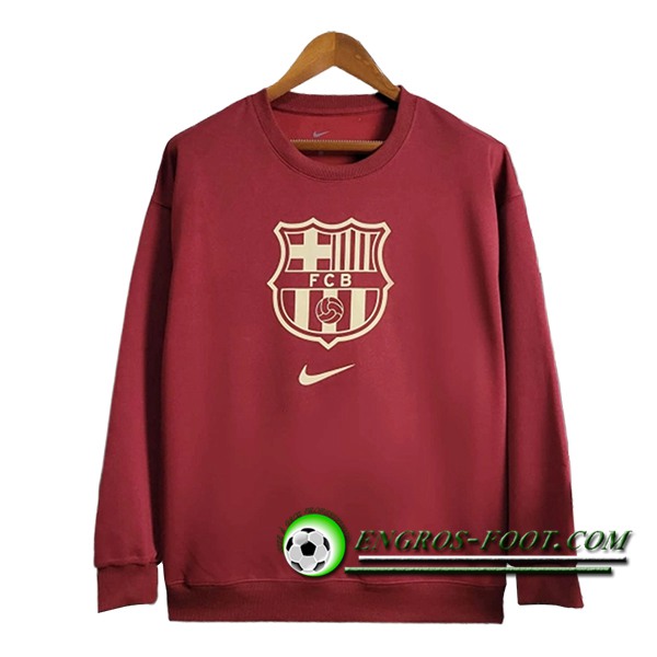 Sweatshirt Training FC Barcelone Rouge/Jaune 2025/2026
