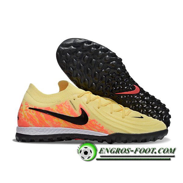 Nike Chaussures de Foot Phantom GX II EliteTF Jaune/Orange/Noir