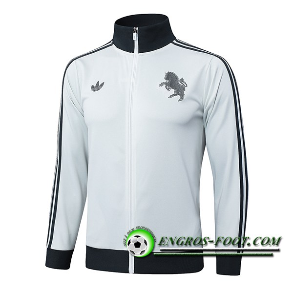 Veste Foot Juventus Gris Clair 2025/2026