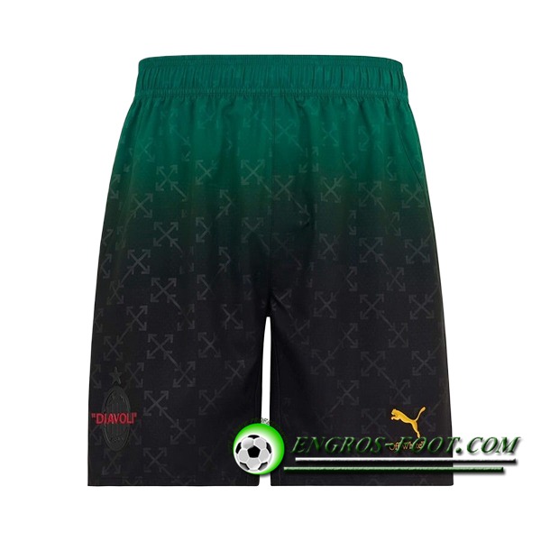 Short de Foot Milan AC Fourth Noir 2024/2025