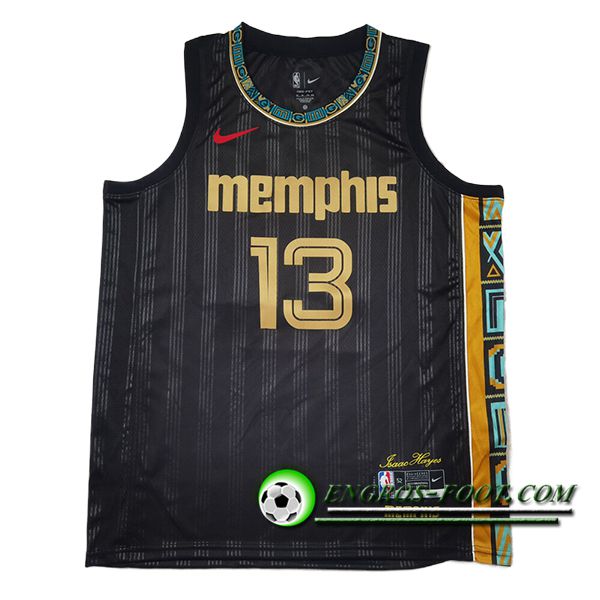 Maillot Memphis Grizzlies (JACKSON JR. #13) 2025/26 Beige/Orange/Noir