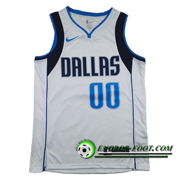 Maillot Dallas Mavericks (CHRISTIE #00) 2025/26 Blanc/Bleu/Noir