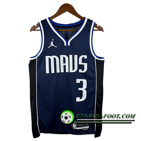 Maillot Dallas Mavericks (DAVIS III #3) 2024/25 Bleu Foncé