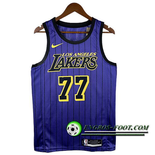 Maillot Los Angeles Lakers (DONCIC #77) 2025/26 Pourpre