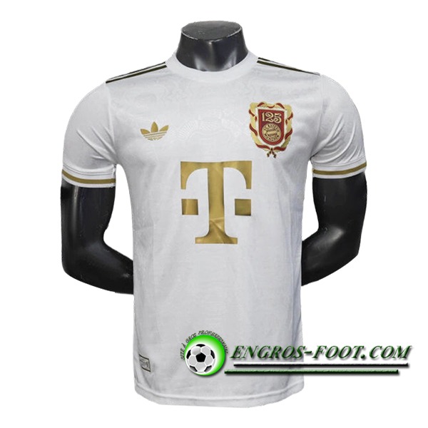 Nouveau Maillot de Foot Bayern Munich 125th Anniversary Edition Blanc 2024/2025