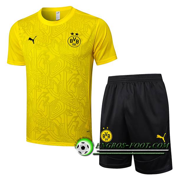 Ensemble Training T-Shirts Dortmund Jaune 2025/2026