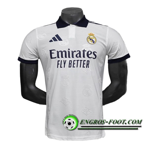 Polo Foot Real Madrid Blanc 2025/2026