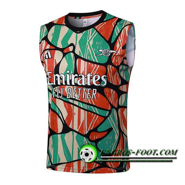 Training Debardeur Arsenal Rouge/Vert/Beige 2025/2026