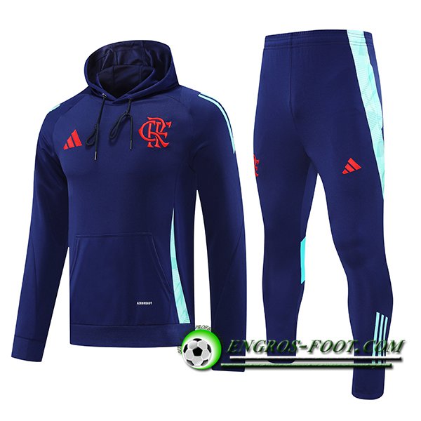 Ensemble Survetement Veste A Capuche Flamenco Bleu Royal 2025/2026