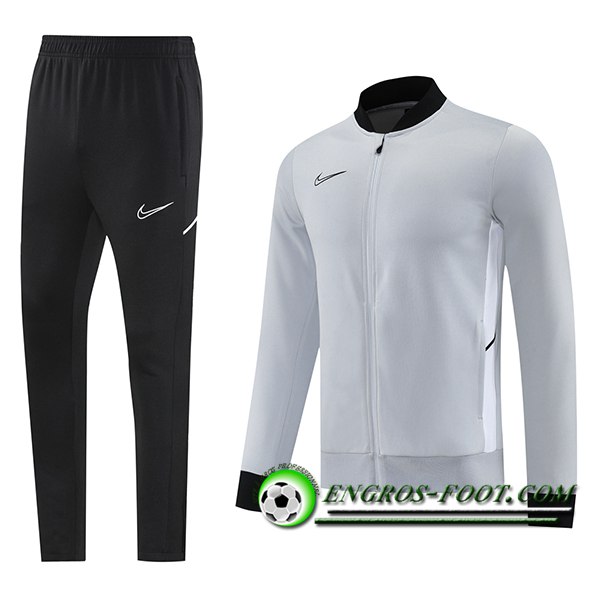 Ensemble Survetement de Foot Veste Foot Nike Gris 2025/2026
