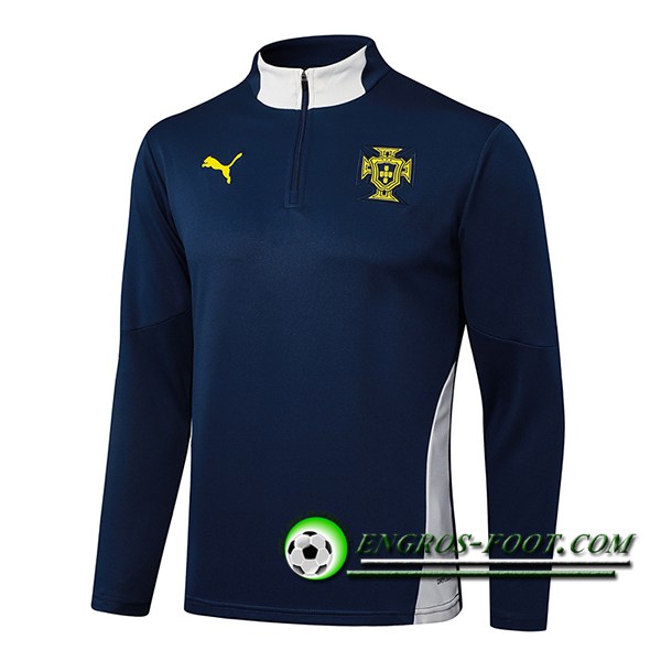 Sweatshirt Training Portugal Bleu Royal 2025/2026