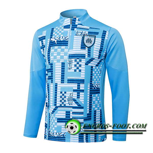 Sweatshirt Training Marseille Bleu 2025/2026