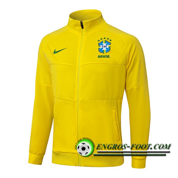 Veste Foot Brésil Jaune 2025/2026