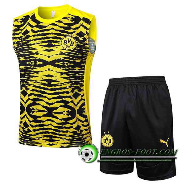 Ensemble Training Debardeur Dortmund Jaune/Noir 2025/2026