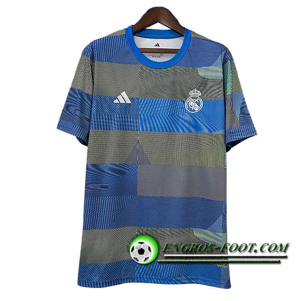 Training T-Shirts Real Madrid Bleu/Vert 2025/2026