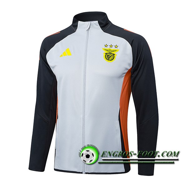 Veste Foot Benfica Gris/Noir/Orange 2025/2026