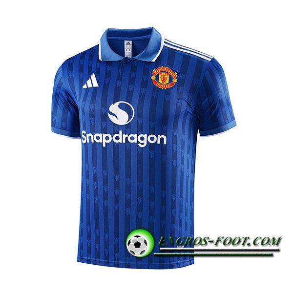 Polo Foot Manchester United Bleu 2025/2026