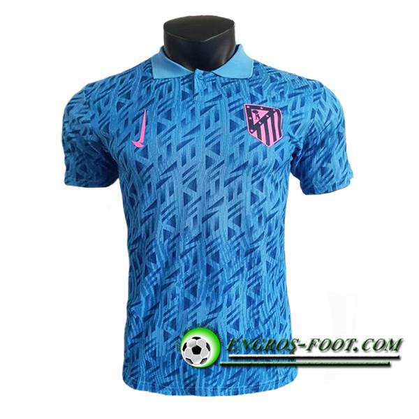 Polo Foot Atletico Madrid Bleu Clair 2025/2026