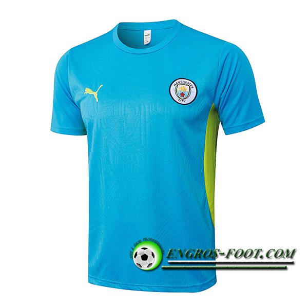 Training T-Shirts Manchester City Bleu/Vert 2025/2026