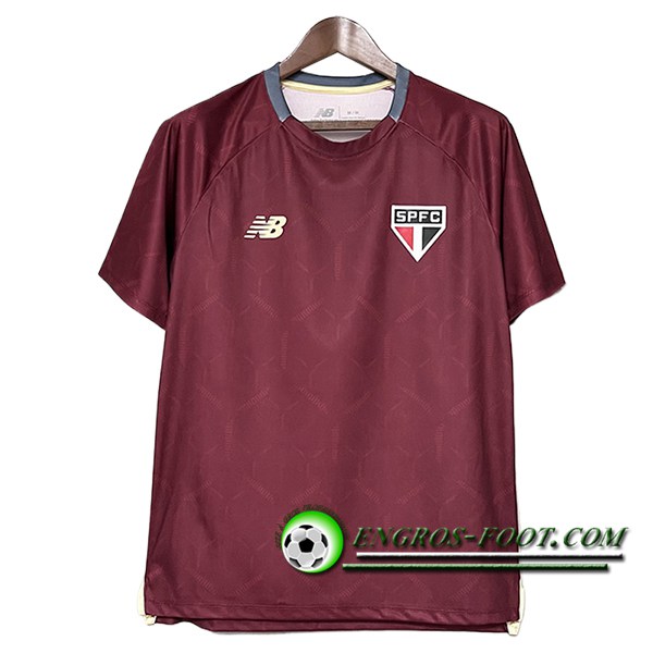 Training T-Shirts Sao Paulo FC Rouge 2025/2026