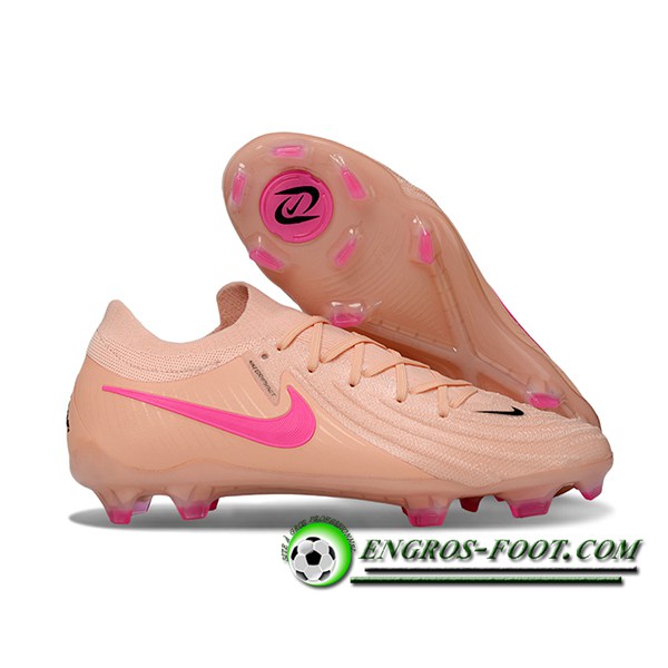 Nike Chaussures de Foot Phantom Luna Elite NU FG Rose -02