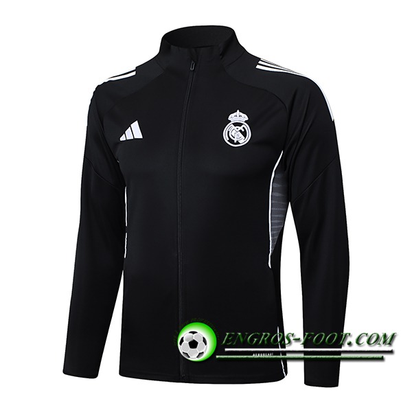 Veste Foot Real Madrid Noir/Gris 2025/2026