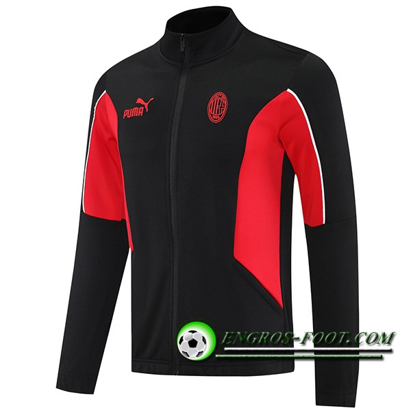 Veste Foot Milan AC Noir/Rouge 2025/2026