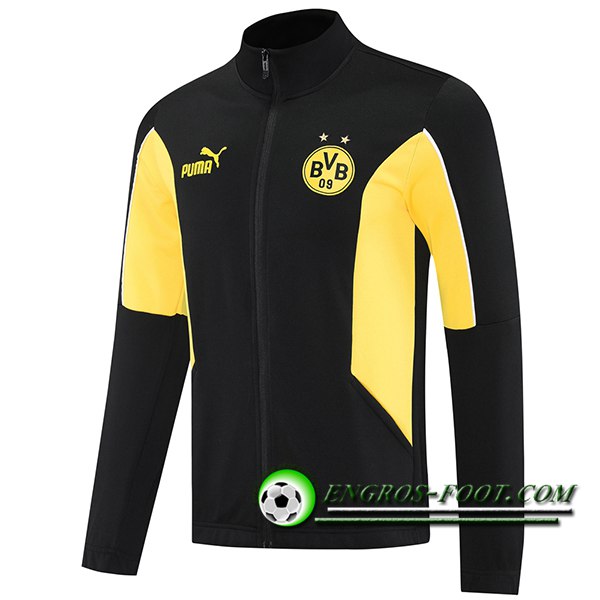 Veste Foot Dortmund Noir/Jaune 2025/2026